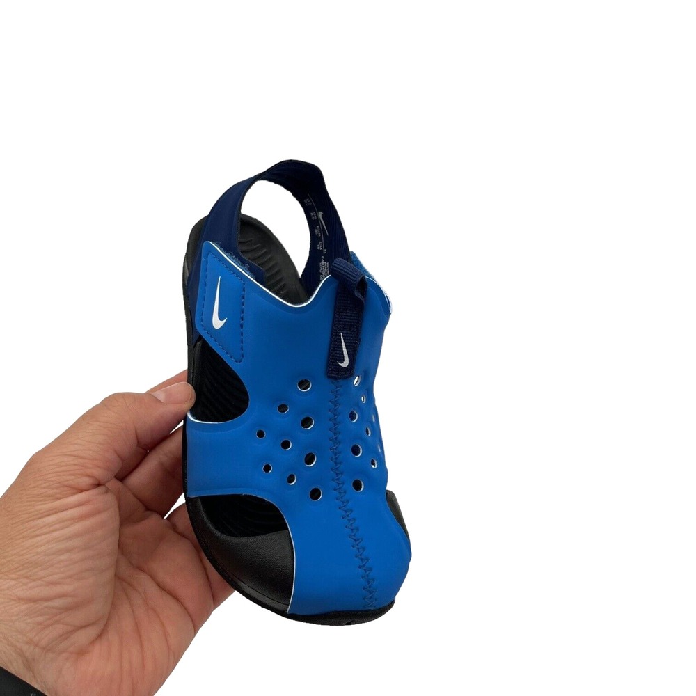 Nike Toddler Boys Closed Toe‎ Sandals Size 9 Blue Black Lightweight Quick Drying - Picture 10 of 16
